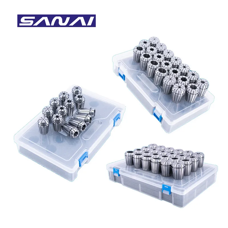 

SANAI Combined Set ER32 Collet Chuck Spring Collet Tool Holder CNC Milling Drilling Engraving Tapping Lathe Machine Tools Collet