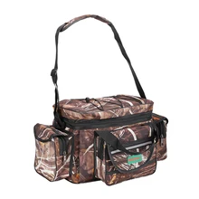 Водонепроницаемый походный нейлоновый Кроссбоди большой емкости легкий Открытый одно плечо износостойкая Рыболовная Сумка Регулируемый ремень