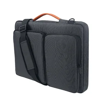 

Business Zipper Handbag Universal Carry Case With Shoulder Strap Compartment 360 Degree Protection Laptop Bag Travel Crossbody