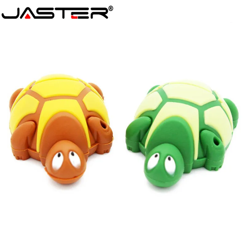 JASTER, черепаха, usb флеш-накопитель, мультфильм, usb 2,0, 4 ГБ, 8 ГБ, 16 ГБ, 32 ГБ, 64 ГБ