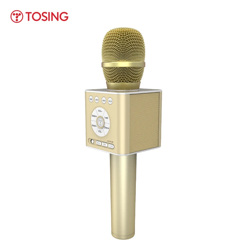 Портативный микрофон для караоке TOSING Q12 2020 беспроводной Bluetooth динамик ручной