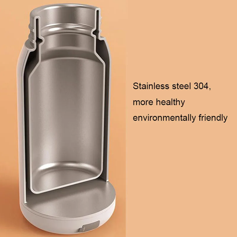 320ML Smart Temperature Display Heating Thermos Keep warm hand cup Double Wall Stainless Steel Vacuum Flask thermo mug_voghion.com