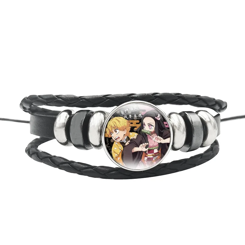 Японский Demon Slayer аниме Periphery Furano Tanjiro Beans время драгоценный камень ручной работы