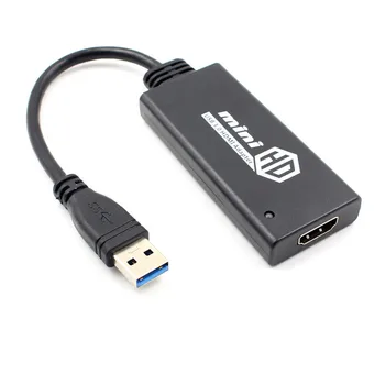 

Ouhaobin(Ouhaobin) USB 3.0 To HDMI HD 1080P Video Cable Adapter Converter For PC Laptop HDTV LCD TV Brand New And High Quality