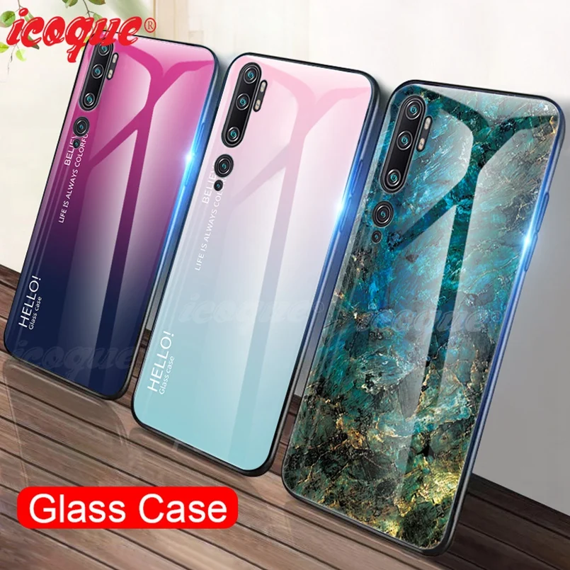 Роскошный стеклянный чехол для Xiaomi Mi Note 10 Pro 8 9 Mi8 Mi9 Note10 A2 Lite телефона 9t 11 10t A1 A3 6 |
