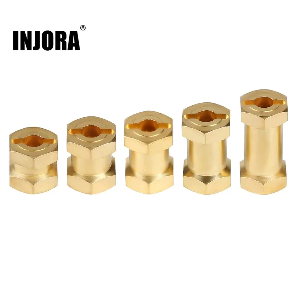 Good Value Wheel-hex-12/15/17-/.. Extended-Adapter Axial Scx10 Rc Crawler 90046 Injora 4pcs Brass 12mm Erb1ejEKVDR