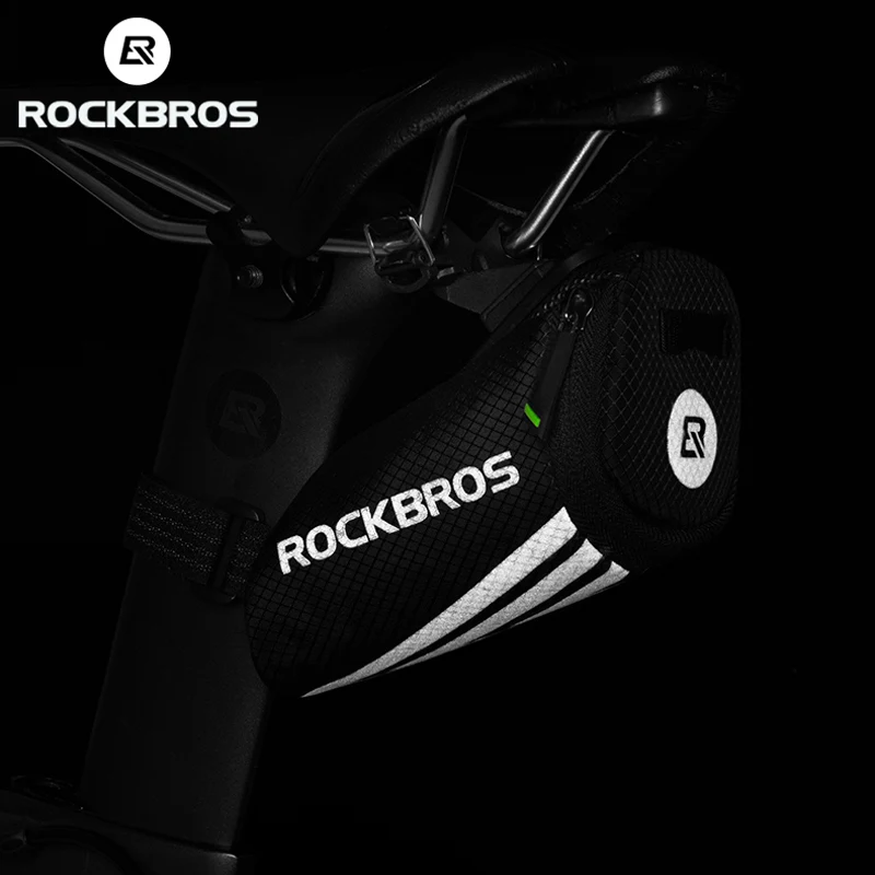 ROCKBROS велосипедная сумка портативный светоотражающий хвост мешка с седлом Подседельный штырь нейлоновая велосипедная сумка MTB Дорожная велосипедная сумка Panniers Аксессуары для велосипеда