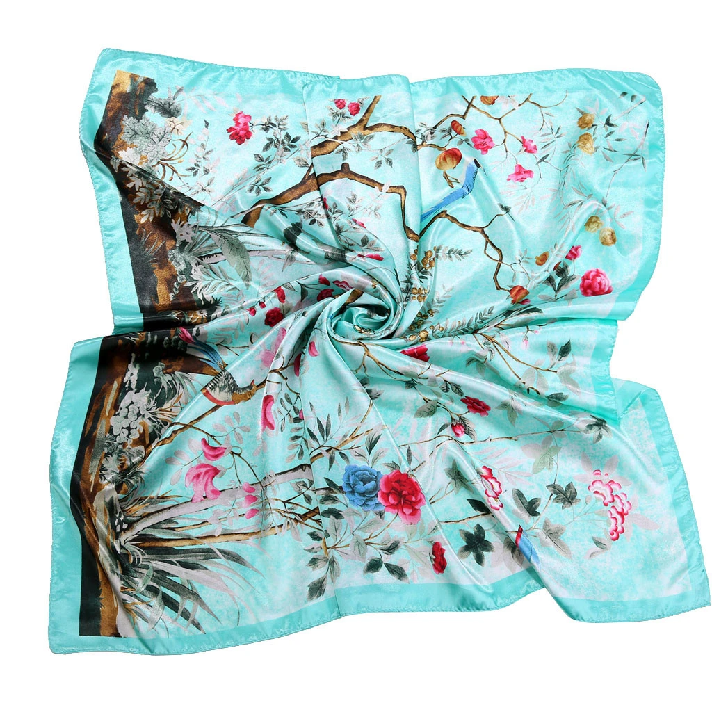 2019 Scarves For Women Hot Sale Print Flower Scarves Wrap Sunscreen Beach Cover Up Long Hijab Polyester Cape Female 919