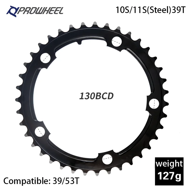 Plateau Triple Route FSA 39T 130BCD Acier Pour Vélo Touring (neuf)