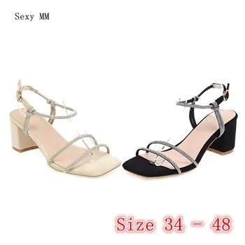 

Women Sandals High Heel Shoes Woman High Heels Ladies Gladiator Sandals Pumps Plus Size 34 - 40 41 42 43 44 45 46 47 48