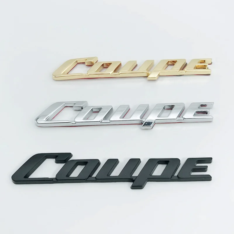 

Car Emblem Badge Decal Door Window Body Auto Decor Sticker For Porsche Buick Hyundai Maserati Bentley Audi BMW SAAB Coupe Logo