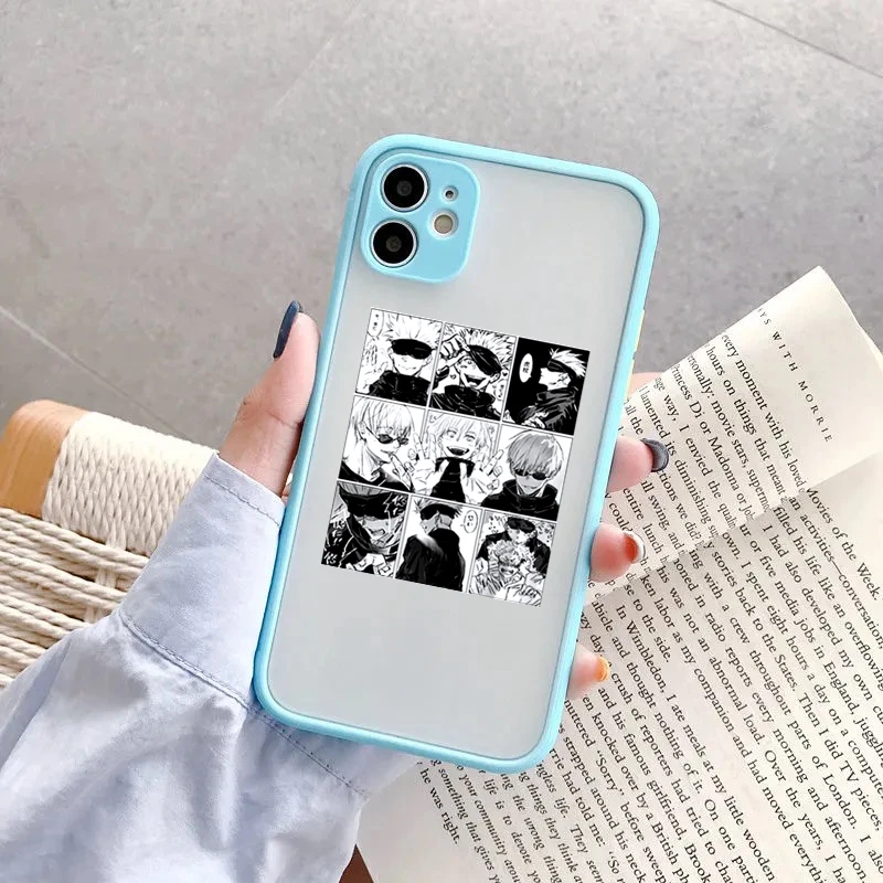 Iphone用漫画ケース Iphone 12 Pro Max 11 X Xs Xr Se 7 8 Plus用マットハードケース 電話用緩衝材 Aliexpress