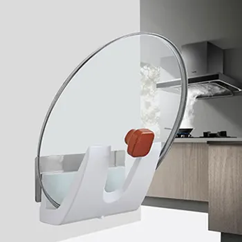 

Practical Multifunctional Kitchen Pot Rack Free Punching Spatula Rack Drain Tool Cutting Board Storage Rack Bracket.