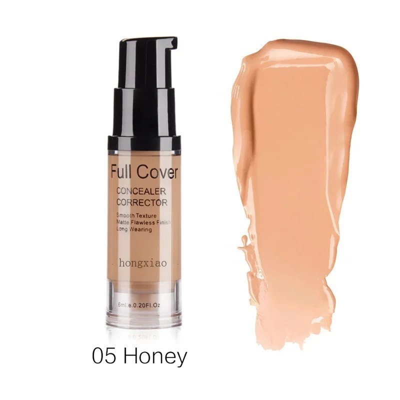 Foundation Full Coverage 24HR Matte Oil Control Concealer Make Up Foundation Waterproof Portable Base Makeup