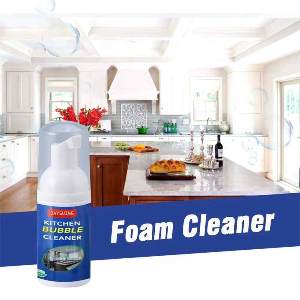 

New 30ML All-Purpose Bubble Cleaner Multi-Purpose Cleaning Bubble Spray Foam For Kitchen Grease Cleaner Clean Up Cleaning Agen