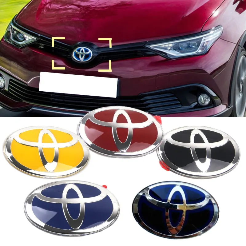 Эмблема Для Toyota RAV4 LandCruiser Prado HighLander Camry Yaris EZ Corolla Levin значок на передний и задний