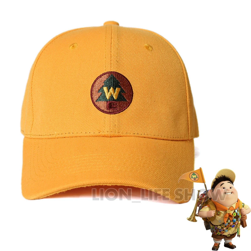 

Anime Yellow Baseball Cap Up Wilderness Explorer Russell We Embroidered Logo Hat