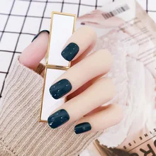 Поддельный Набор наклеек на ногти долговечные водонепроницаемые наклейки для ногтей готовая продукция Европа и Америка вентиляционная сеть красный кажущийся