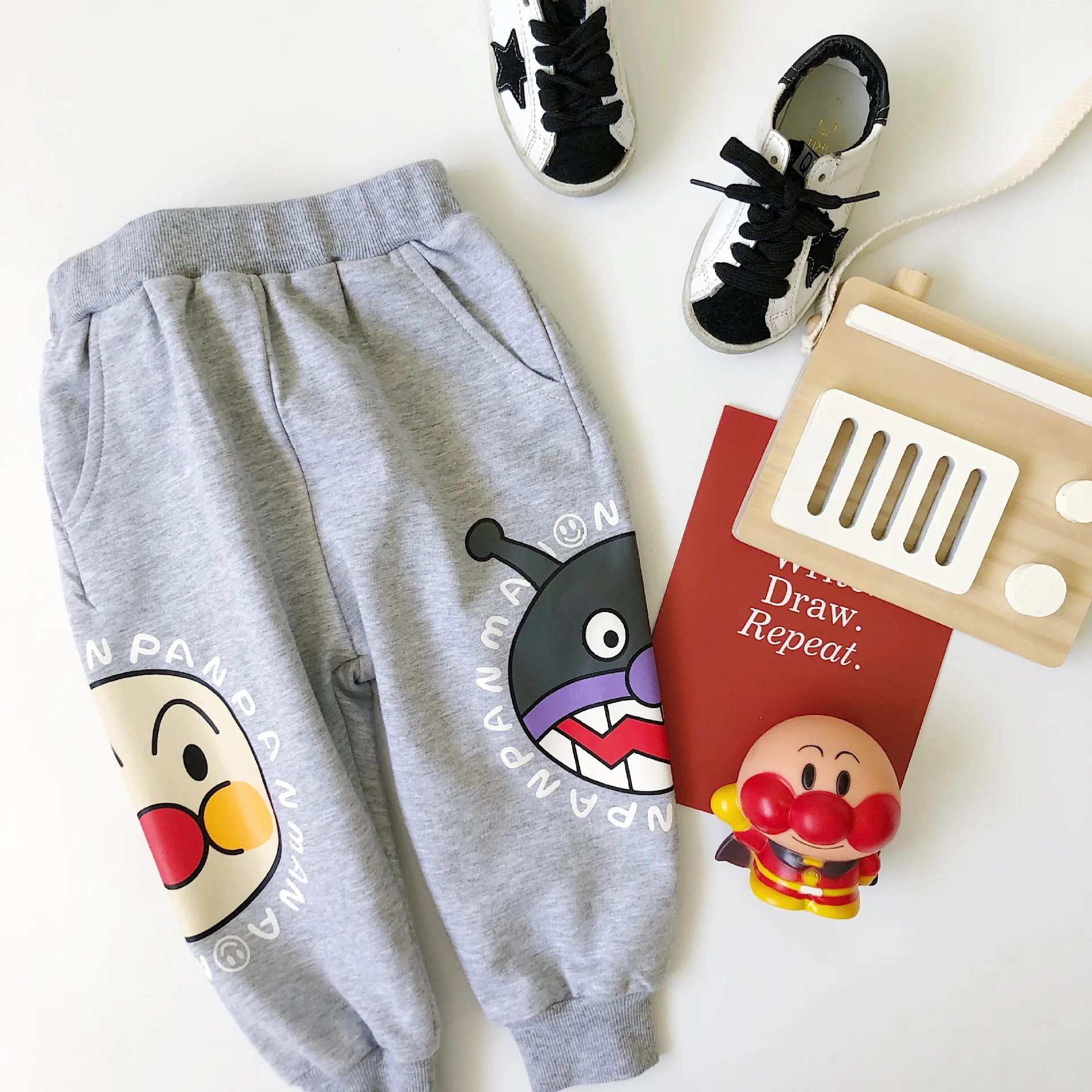 Tonytaobaby/осенняя одежда; Новая детская одежда; шаровары с рисунком; штаны-шаровары для мальчиков; штаны для девочек