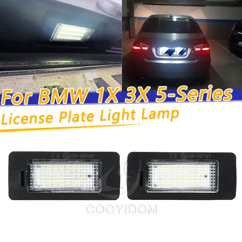 COOYIDOM License Plate Light Lamp For BMW 1X 3X 5-Series E82 E88 E46CSL E90 E91 E92 E93 E39 E60 E61 E84 E70 E71 | Автомобили и