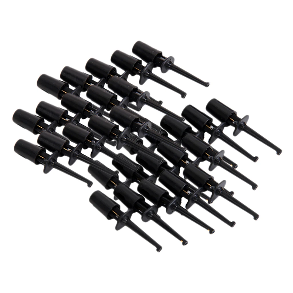30Pcs Single Testing Hook Components Probe Plug Supplies Clip for PCB SMD IC