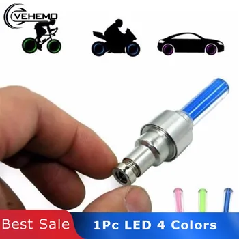 

Vehemo 1Pc Car Motorcycle Tail Light Bicycle Luz Caps LED Neon Gas Nozzle Valve Glow Stick Light Car-Styling Decorative lights