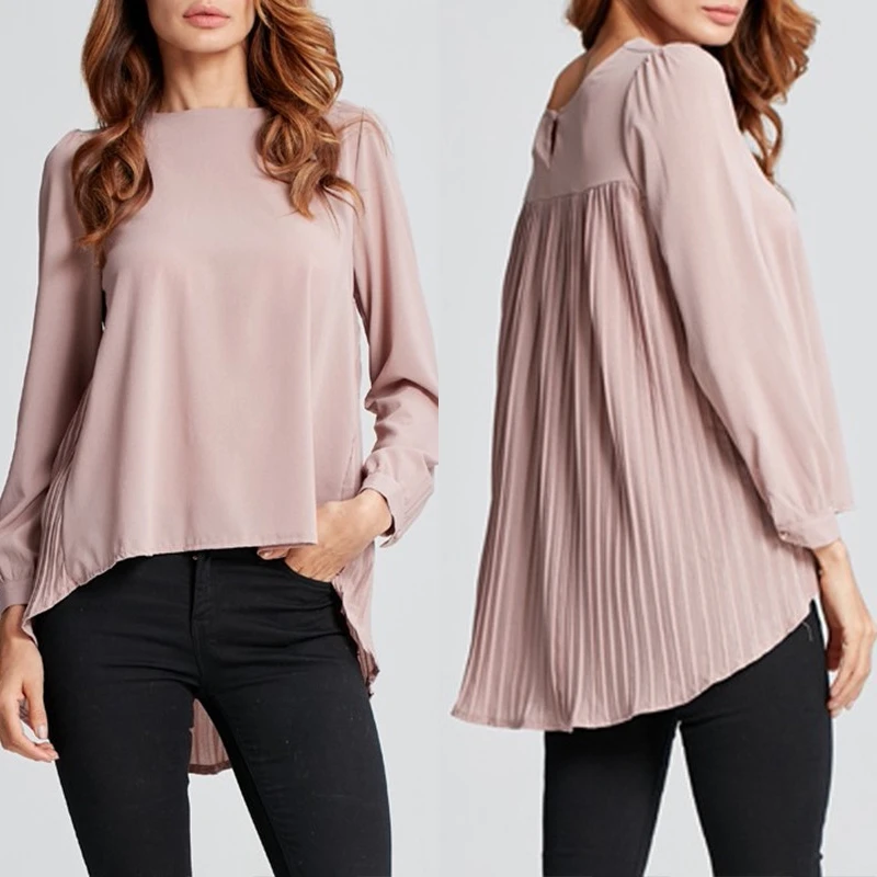 Women's Asymmetrical Tops Chiffon 