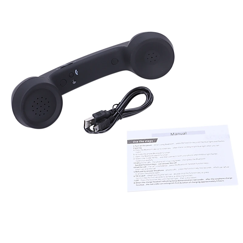 Bluetooth микрофон наушники телефон в ретро-стиле микрофон динамик телефонный звонок приемник