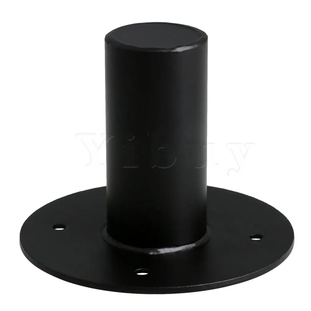 Yibuy черный алюминиевый штатив подставка для аудио динамика 110*80 мм Muisical Parts | Спорт