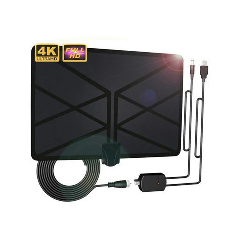 HD ТВ антенна внутренняя цифровая 960 Mile диапазон 4K с усилителем усилитель сигнала