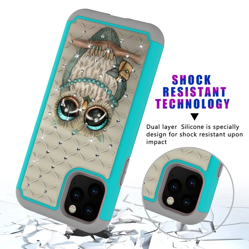 Dream Crystal Style Phone Case For iPhone 11Pro Max Dirt-resistant Slim Fashion Soft Cases Shockproof Dust-proof Phone Case