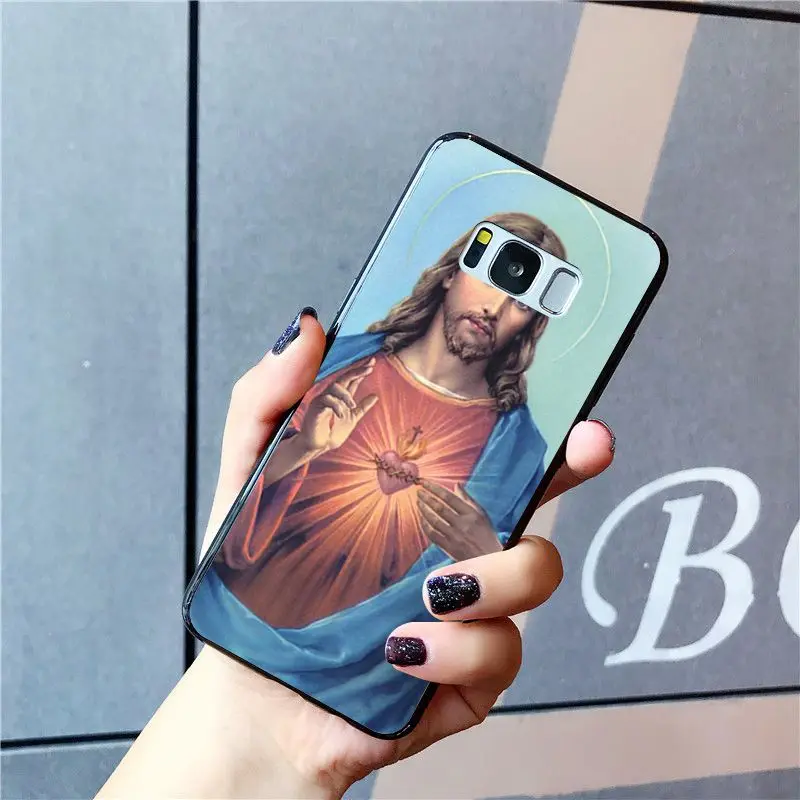 A4 Yinuoda Иисус Христос Бог благословит тебя, чехол для телефона для samsung Galaxy S10 плюс S10E S6 S7 S8 S9 S9Plus S10lite S5 M10 - Цвет: A4