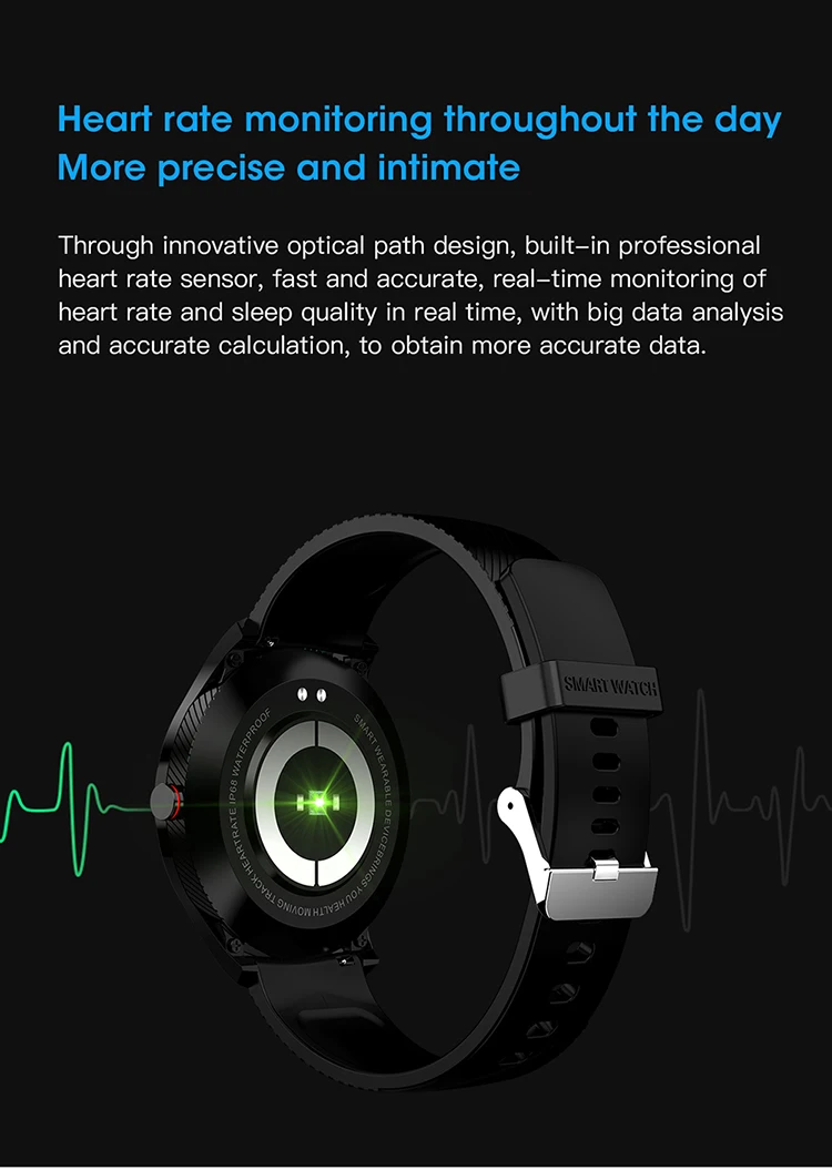 TKYUAN L9 Смарт часы ЭКГ сердечный ритм звонки напоминание полный сенсорный Smartwatch IP68 Водонепроницаемые часы для мужчин для Android IOS PK L7 GT2