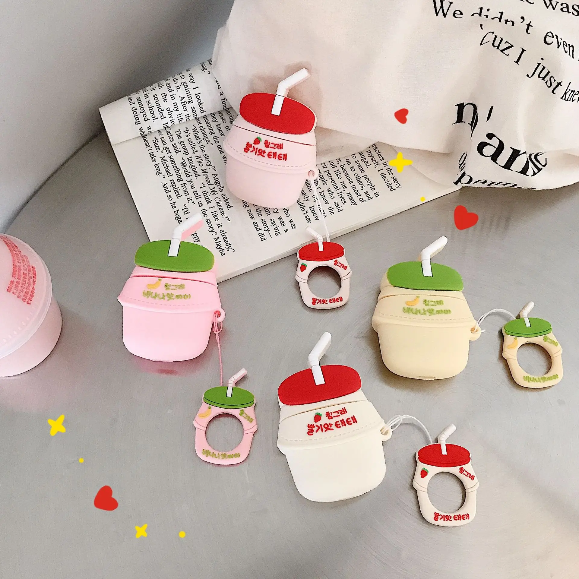 Мягкий силиконовый чехол Cola для Airpods, чехол Bluetooth, беспроводной чехол для наушников Apple Airpods с брелком, защитный чехол