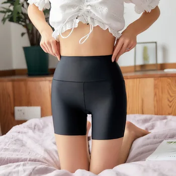 

1PC Women Safety Shorts Pants Seamless Nylon High Waist Panties Seamless Anti Emptied Pants Girls Slimming Underwear