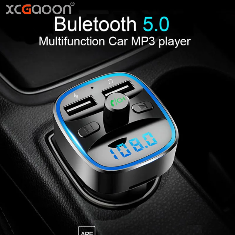 XCGaoon автомобильное зарядное устройство для iPhone мобильный телефон Handsfree FM
