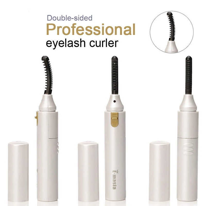 Electric Heated Eyelash Curler Long Lasting Eyelash Perming Curling Extension 360 Degree Rotation For Women Makeup Tool 1Pcs