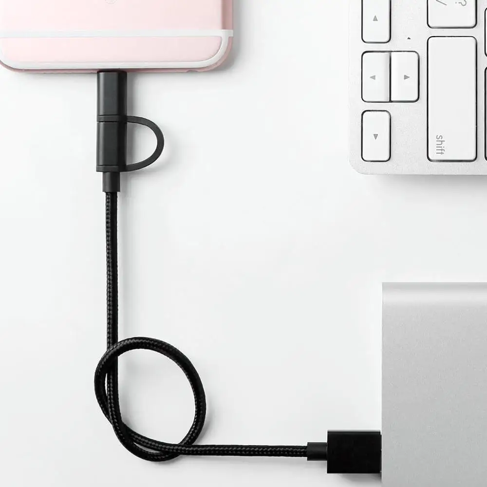 Xiaomi STARKA Lighting& Micro USB для iPod iPhone iPad 30 см 150 см 2.4A