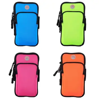 

Waterproof Sport Armband Case Zippered Fitness Running Arm Band Bag Pouch Adjustable Workout Jogging Cover For Mobile Phone New