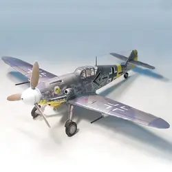 Немецкий боец мессершмитт Bf-109 DIY 3D бумажная карточка модель Конструкторы строительные игрушки развивающие игрушки Военная Модель