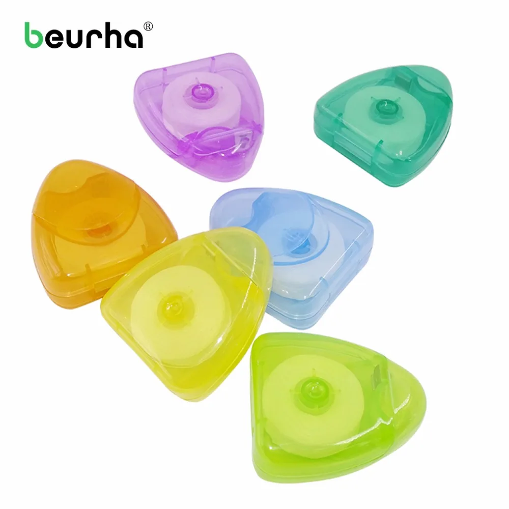 

Beurha 1PCS Dental Floss 50 Meter Floss Dental Mint Flavor Floss Pick Dental Flosser Interdental Brush Tooth Pick Stick String