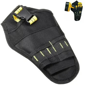 

Local stock Pocket For Drill Holster Cordless Tool Holder Heavy Duty Belt Pouch Bag Black