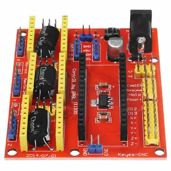 

Multicolor Resin CNC Shield V4 Expansion Board For arduIno Engraver Machine Driver 3D Printer