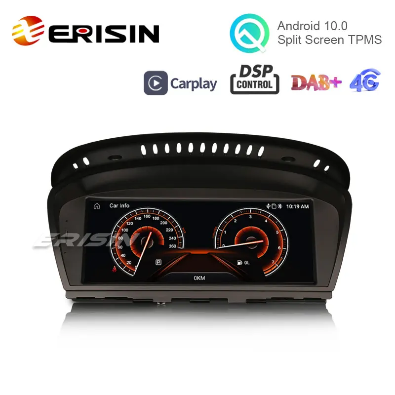 Erisin 3160i 8 &quotIPS Android 10 0 автомобильный OEM CD плеер GPS стерео Carplay радио для BMW CIC 5er E60 E61 E63