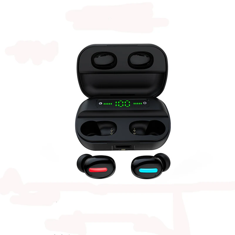 Q82 True Headphones Wireless Stereo Earbuds Wireless Earphone Digital Display Mini Gaming Sport Headset for Xiaomi smartphone