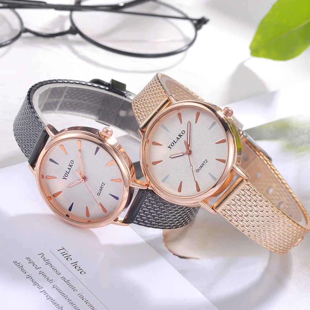 

YOLAKO 2019 Simple Women Watches Fashion Rose Gold Ladies Watch Waterproof Female Quartz Wristwatch Relogio Feminino Reloj Mujer