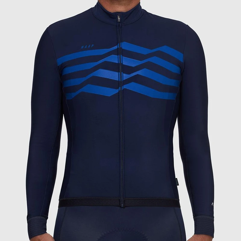 

MAAP camisa de ciclismo M flag base LS cycling jersey long sleeve 2020 spring MTB bike shirt men race jersey met lange mouwen