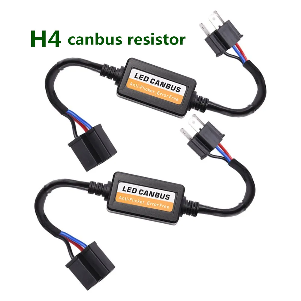 AEN 2Pcs Error Free Canbus Decoder for LED Car Headlight Bulbs H4 H7 H1 H3 H11/H8/H9 H13 9005/HB3 9006/HB4 9007 9004 12V | Автомобили и