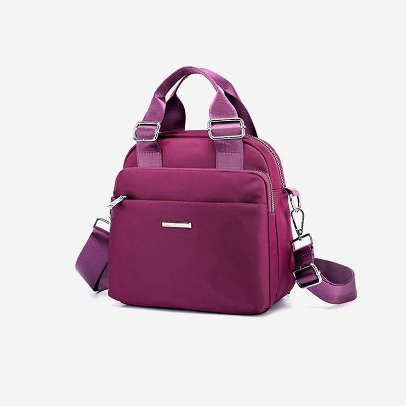 BXY078E-purple Рюкзак для мам, сумка для подгузников, сумка для беременных, сумка для ухода за ребенком, многофункциональная, дорожная, водонепроницаемая - Цвет: BXY078E-purple