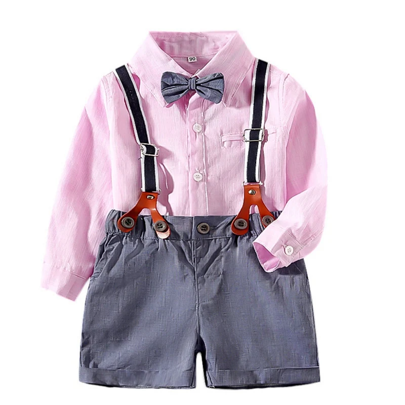 

Newborn Baby Boy Clothes Fashion Formal Outfits Party Costume Set infant Baby Clothing Set